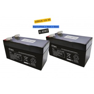 TTEC 12V 1.3Ah Akü 2li TTEC 12V 1.3Ah Akü 2li